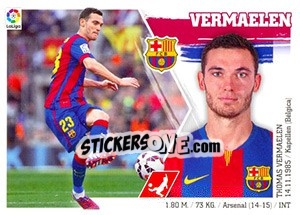 Sticker Vermaelen (21) - Liga Spagnola 2015-2016 - Colecciones ESTE