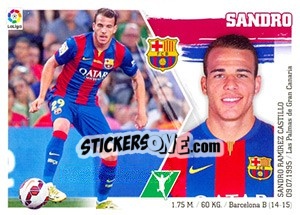 Sticker Sandro Ramirez (22) - Liga Spagnola 2015-2016 - Colecciones ESTE