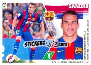 Cromo Sandro Ramirez (22) - Liga Spagnola 2015-2016 - Colecciones ESTE