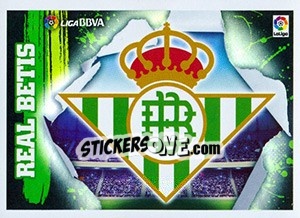 Sticker ESCUDO REAL BETIS (1) - Liga Spagnola 2015-2016 - Colecciones ESTE