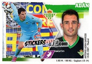 Cromo Adán (3) - Liga Spagnola 2015-2016 - Colecciones ESTE