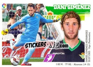 Sticker Dani Giménez (4) - Liga Spagnola 2015-2016 - Colecciones ESTE