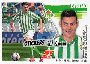 Cromo Bruno (7) - Liga Spagnola 2015-2016 - Colecciones ESTE