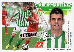 Sticker Álex Martínez (9) - Liga Spagnola 2015-2016 - Colecciones ESTE