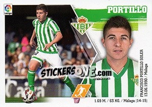 Sticker Portillo (16) - Liga Spagnola 2015-2016 - Colecciones ESTE