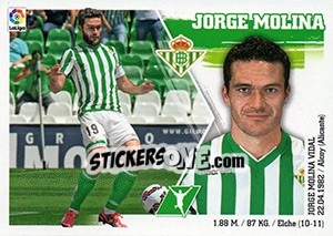 Cromo Jorge Molina (19) - Liga Spagnola 2015-2016 - Colecciones ESTE