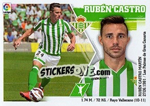Sticker Rubén Castro (20) - Liga Spagnola 2015-2016 n. 110 - Colecciones ESTE