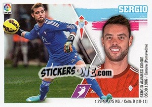Figurina Sergio (3) - Liga Spagnola 2015-2016 n. 123 - Colecciones ESTE