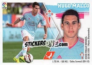Sticker Hugo Mallo (5) - Liga Spagnola 2015-2016 - Colecciones ESTE