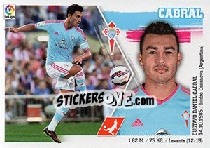 Sticker Cabral (7) - Liga Spagnola 2015-2016 n. 127 - Colecciones ESTE