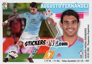 Sticker Augusto Fernández (12) - Liga Spagnola 2015-2016 n. 132 - Colecciones ESTE