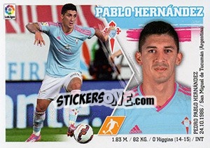 Sticker Pablo Hernández (14) - Liga Spagnola 2015-2016 n. 134 - Colecciones ESTE