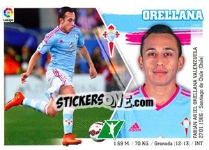 Sticker Orellana (17) - Liga Spagnola 2015-2016 n. 137 - Colecciones ESTE