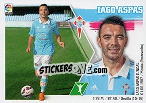 Sticker Iago Aspas (20) - Liga Spagnola 2015-2016 - Colecciones ESTE