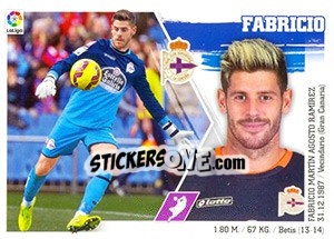 Cromo Fabricio (3) - Liga Spagnola 2015-2016 - Colecciones ESTE