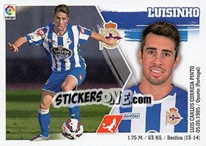 Sticker Luisinho (10) - Liga Spagnola 2015-2016 n. 160 - Colecciones ESTE