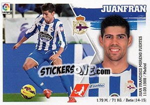Sticker Juanfran (15) - Liga Spagnola 2015-2016 - Colecciones ESTE