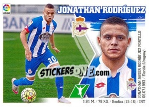 Sticker Jonathan Rodríguez (22) - Liga Spagnola 2015-2016 - Colecciones ESTE