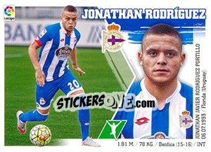 Sticker Jonathan Rodríguez (22) - Liga Spagnola 2015-2016 n. 172 - Colecciones ESTE