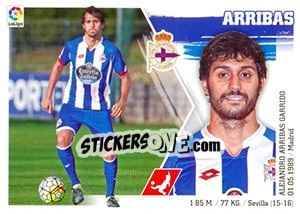 Figurina Arribas (COLOCA) (8 BIS) - Liga Spagnola 2015-2016 - Colecciones ESTE