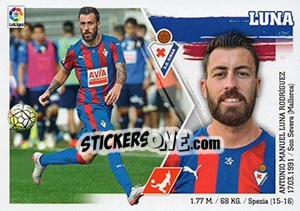 Sticker Luna (10) - Liga Spagnola 2015-2016 n. 190 - Colecciones ESTE