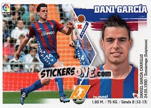 Sticker Dani García (11) - Liga Spagnola 2015-2016 n. 191 - Colecciones ESTE