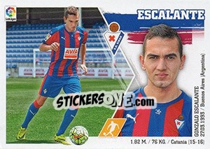 Sticker Escalante (14) - Liga Spagnola 2015-2016 n. 194 - Colecciones ESTE