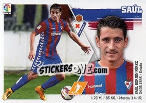 Sticker Saúl (15) - Liga Spagnola 2015-2016 n. 195 - Colecciones ESTE