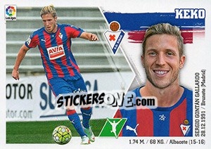 Sticker Keko (17) - Liga Spagnola 2015-2016 - Colecciones ESTE