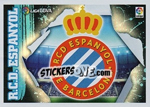 Sticker ESCUDO RCD ESPANYOL (1) - Liga Spagnola 2015-2016 - Colecciones ESTE
