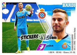 Cromo Bardi (3) - Liga Spagnola 2015-2016 n. 213 - Colecciones ESTE