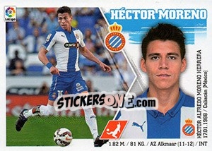 Sticker Héctor Moreno (6) - Liga Spagnola 2015-2016 n. 216 - Colecciones ESTE