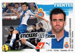 Figurina Fuentes (9) - Liga Spagnola 2015-2016 n. 219 - Colecciones ESTE