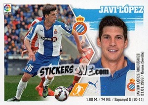 Sticker Javi López (10) - Liga Spagnola 2015-2016 n. 220 - Colecciones ESTE