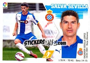 Figurina Salva Sevilla (14) - Liga Spagnola 2015-2016 - Colecciones ESTE