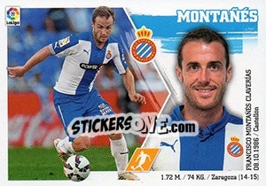 Sticker Montañés (16) - Liga Spagnola 2015-2016 - Colecciones ESTE