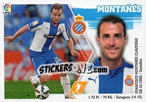 Sticker Montañés (16) - Liga Spagnola 2015-2016 n. 226 - Colecciones ESTE