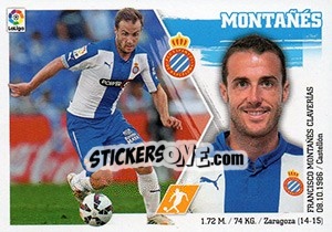 Cromo Montañés (16) - Liga Spagnola 2015-2016 - Colecciones ESTE