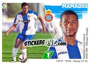 Sticker Mamadou (18) - Liga Spagnola 2015-2016 n. 228 - Colecciones ESTE