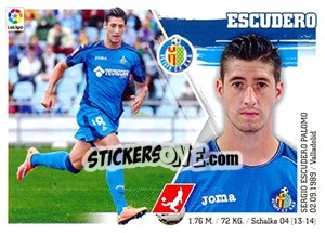 Sticker Escudero (10) - Liga Spagnola 2015-2016 - Colecciones ESTE