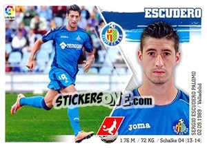 Sticker Escudero (10) - Liga Spagnola 2015-2016 n. 250 - Colecciones ESTE