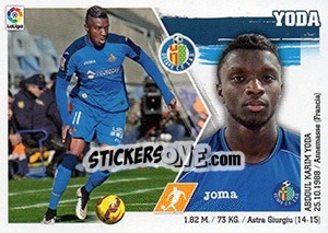 Cromo Yoda (16) - Liga Spagnola 2015-2016 n. 256 - Colecciones ESTE