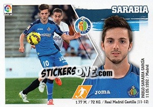 Figurina Sarabia (17) - Liga Spagnola 2015-2016 - Colecciones ESTE