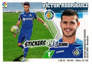 Sticker Víctor Rodríguez (18) - Liga Spagnola 2015-2016 n. 258 - Colecciones ESTE