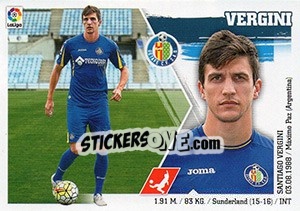Sticker Vergini (COLOCA) (10 BIS) - Liga Spagnola 2015-2016 n. 263 - Colecciones ESTE