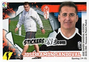 Cromo ENTRENADOR GRANADA - José Ramón Sandoval (2) - Liga Spagnola 2015-2016 n. 272 - Colecciones ESTE