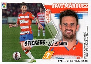 Sticker Javi Márquez (12) - Liga Spagnola 2015-2016 - Colecciones ESTE