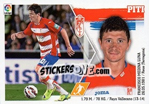 Sticker Piti (14) - Liga Spagnola 2015-2016 n. 284 - Colecciones ESTE