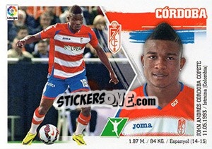 Sticker Córdoba (19) - Liga Spagnola 2015-2016 - Colecciones ESTE