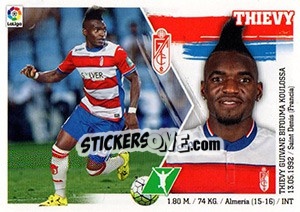 Sticker Thievy (COLOCA) (19 BIS) - Liga Spagnola 2015-2016 n. 296 - Colecciones ESTE